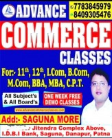 Advance Commerce Classes in Danapur, Patna