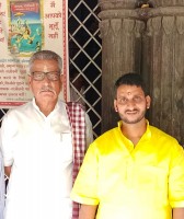 Pandit Vinay Ji in Narayan Chua, Gaya